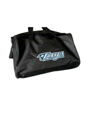 VINTAGE Mr. Sub MLB Toronto Blue Jays Black Duffle Bag Y2K 40cm x 21cm 2000's